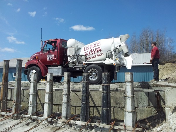 Butoir de stationnement - Les Piliers de l'Estrie